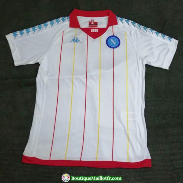 Maillot Naples Retro 2018 2019 Blanc